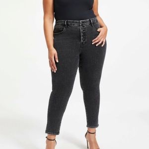 NWT Good Legs Crop with Mini Slit